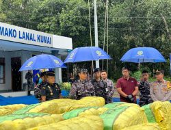 Sub Satgas Penyelundupan TNI Gagalkan Penyelundupan Pakaian Bekas di Pelabuhan Panglima Utar Kalimantan Tengah